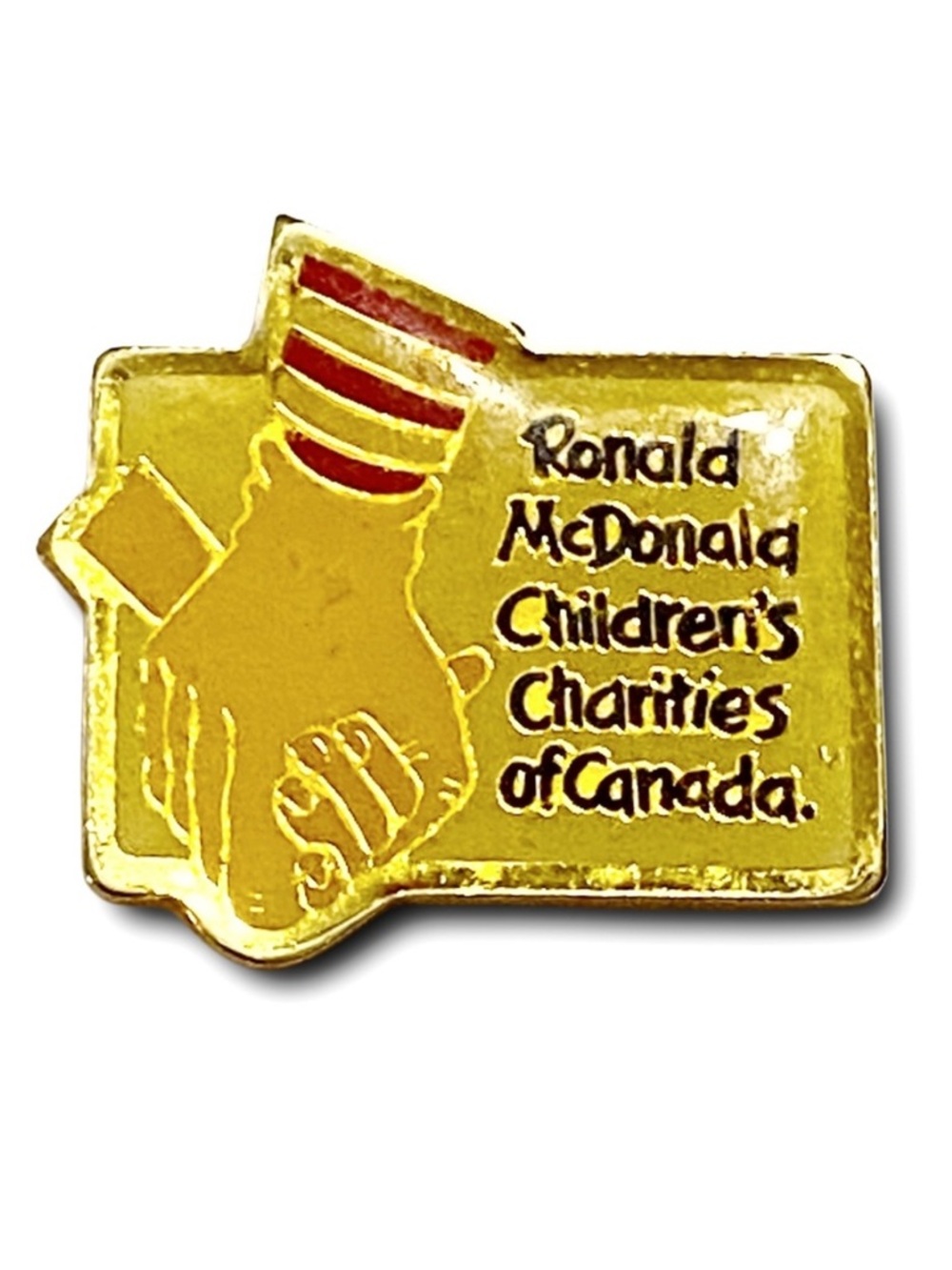 McDonald’s Pin Ronald McDonald Children’s Charities of Canada 1980s Lapel Pin